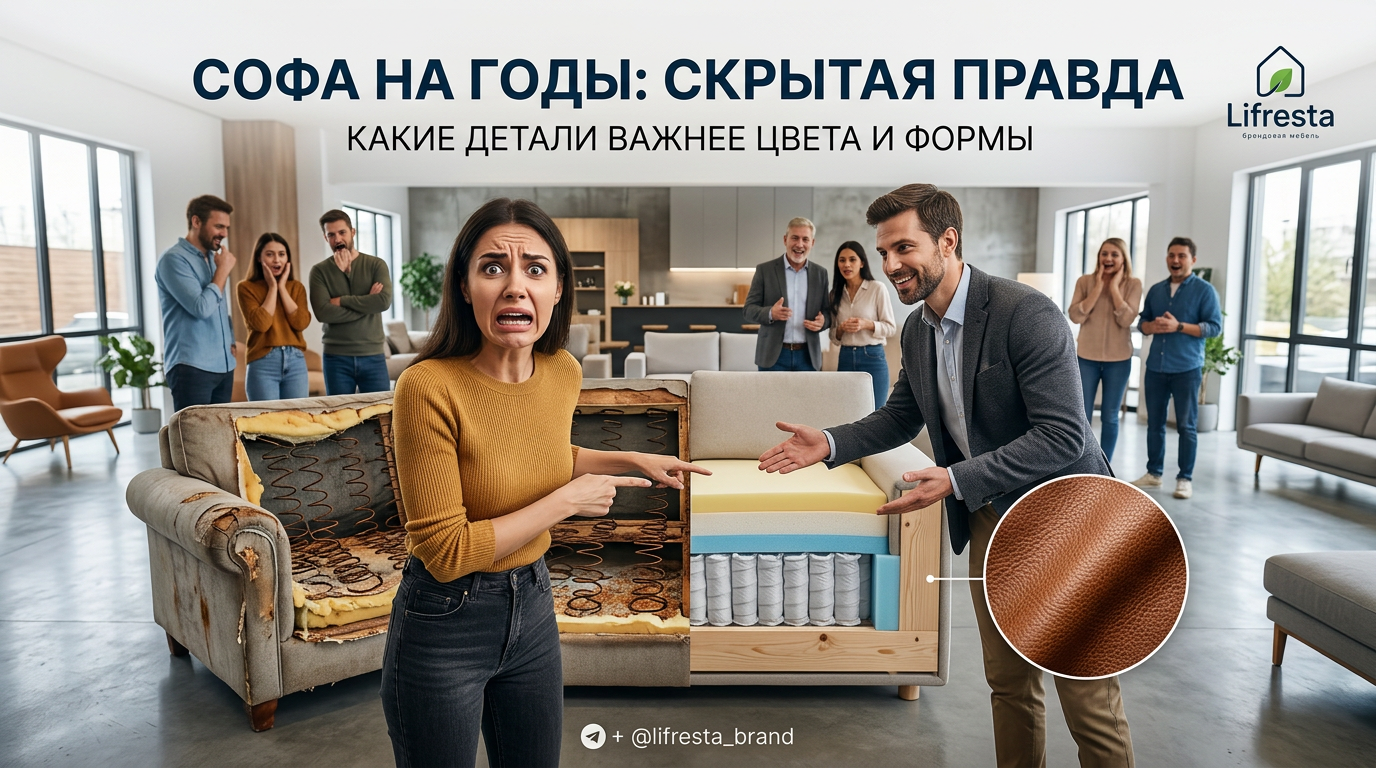Купить диван на годы: какие детали важнее цвета и формы