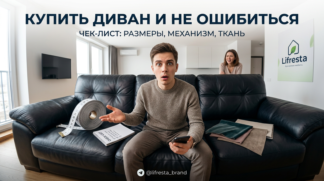 Купить диван — чек-лист: размеры, посадка, ткань, механизм