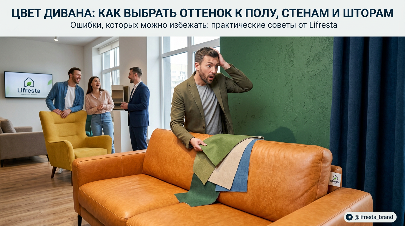 Цвет диванов: как выбрать оттенок под пол, стены и шторы