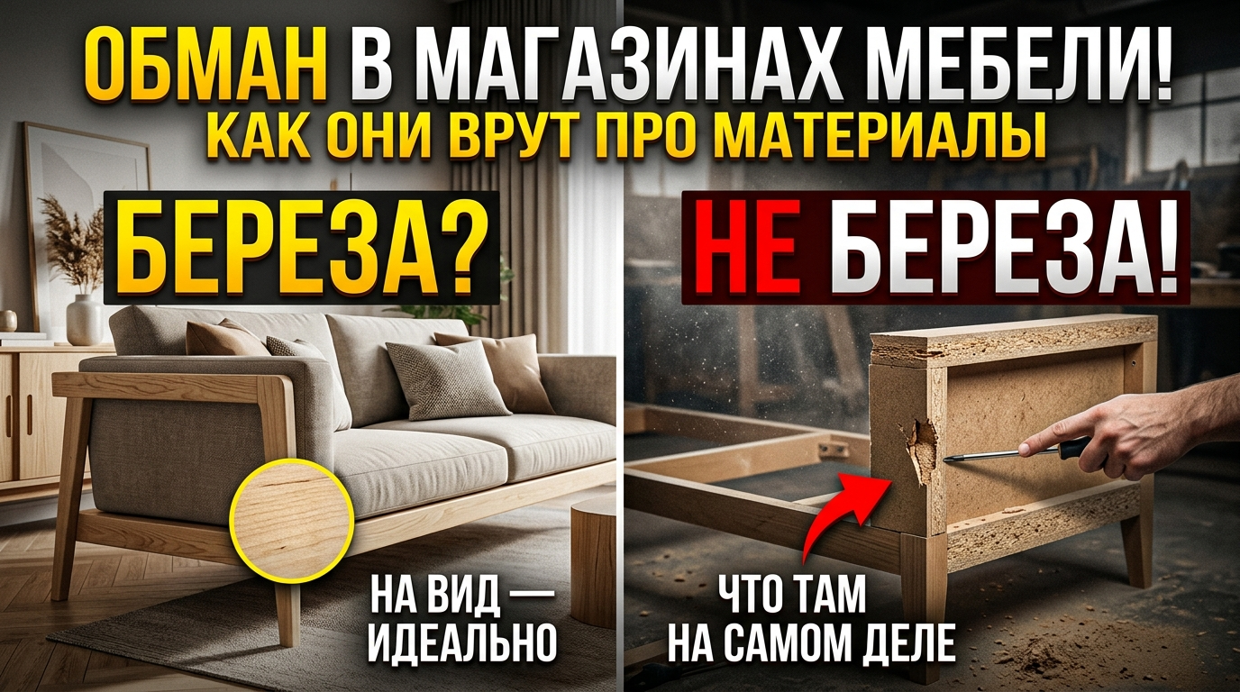 Каркас из березы: что может скрывать продавец в описании мебели