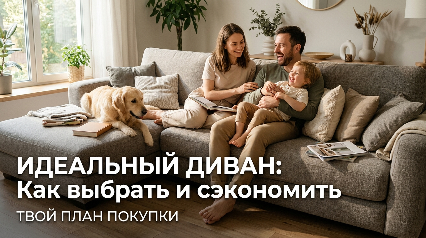 Купить диван: как выбрать модель и не переплатить — план