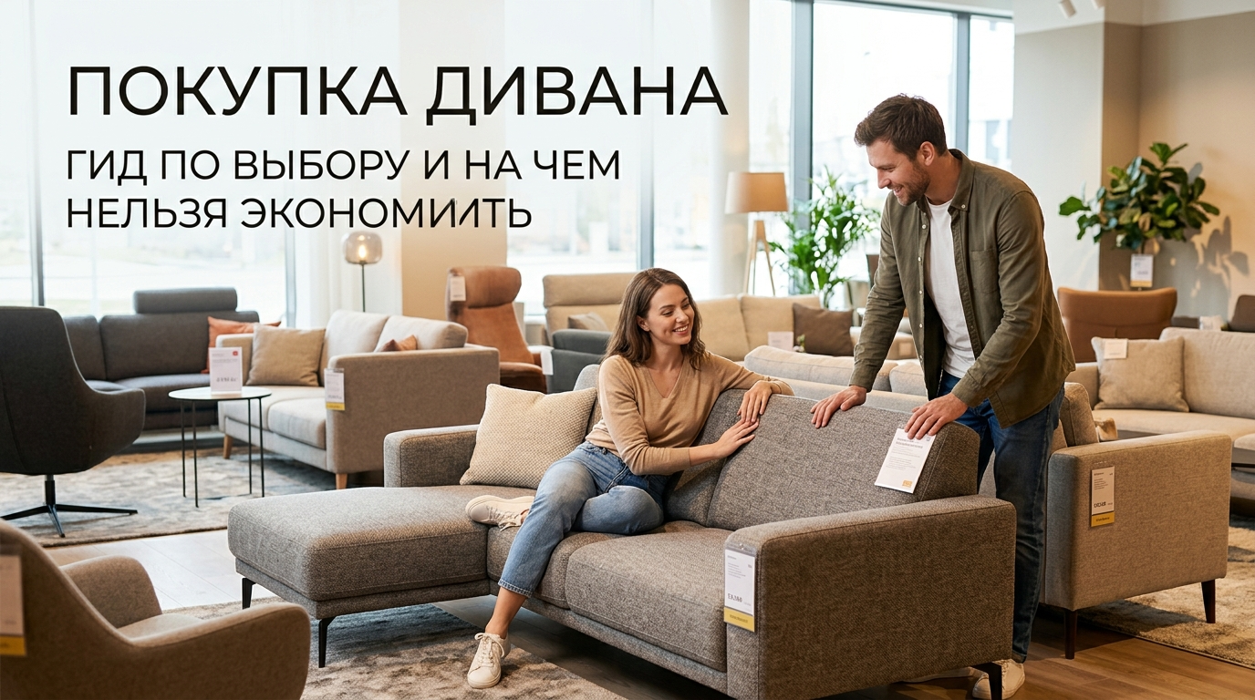 Купить диван: план выбора и на чём не стоит экономить