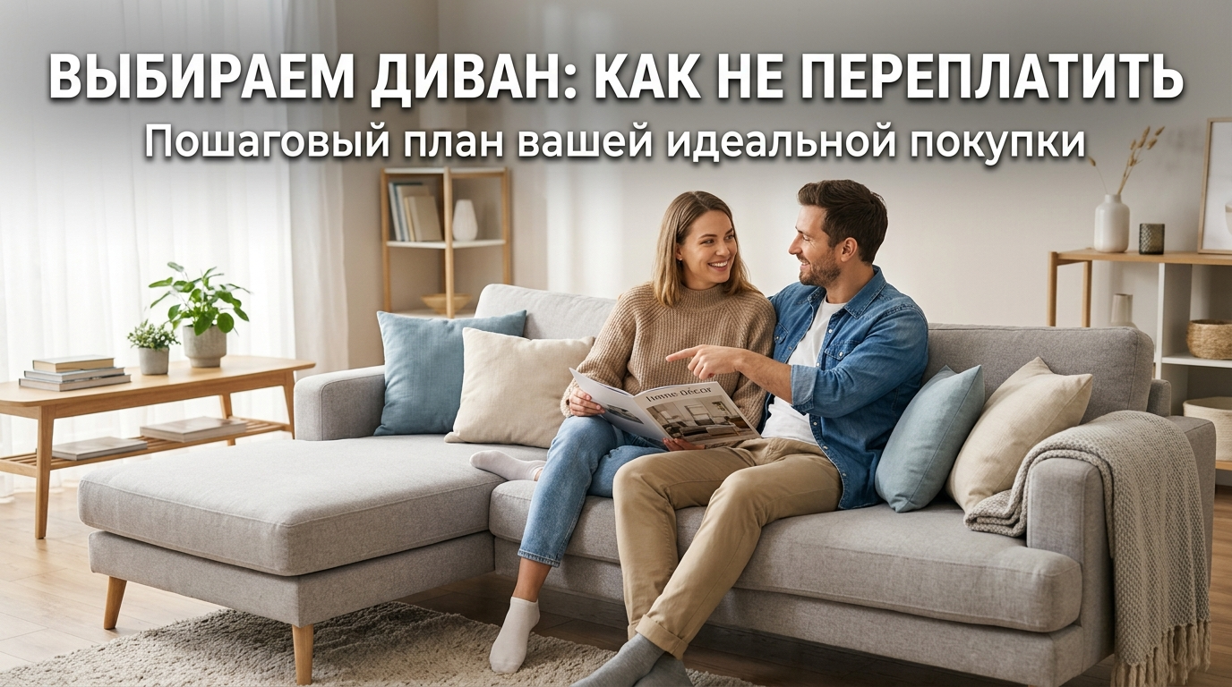 Купить диван: как выбрать модель и не переплатить — план