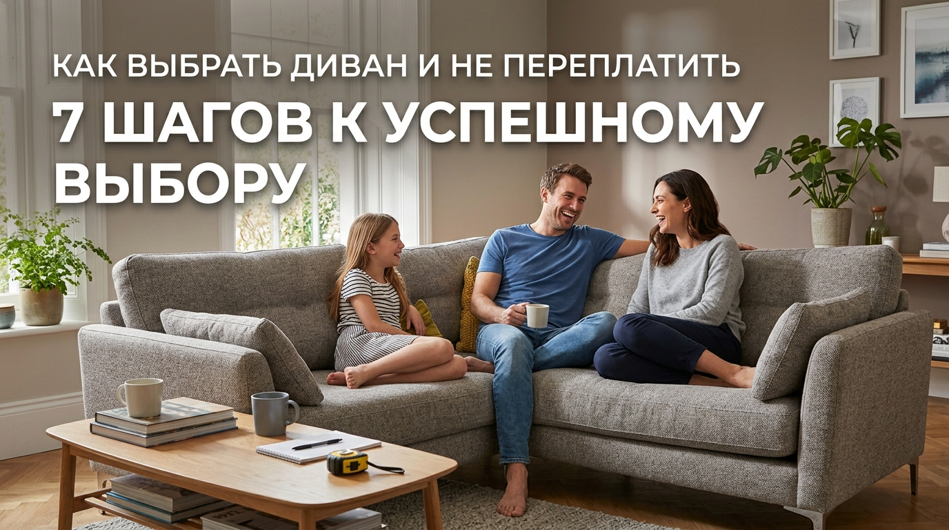 Купить диван: 7 шагов к удачному выбору — без переплат