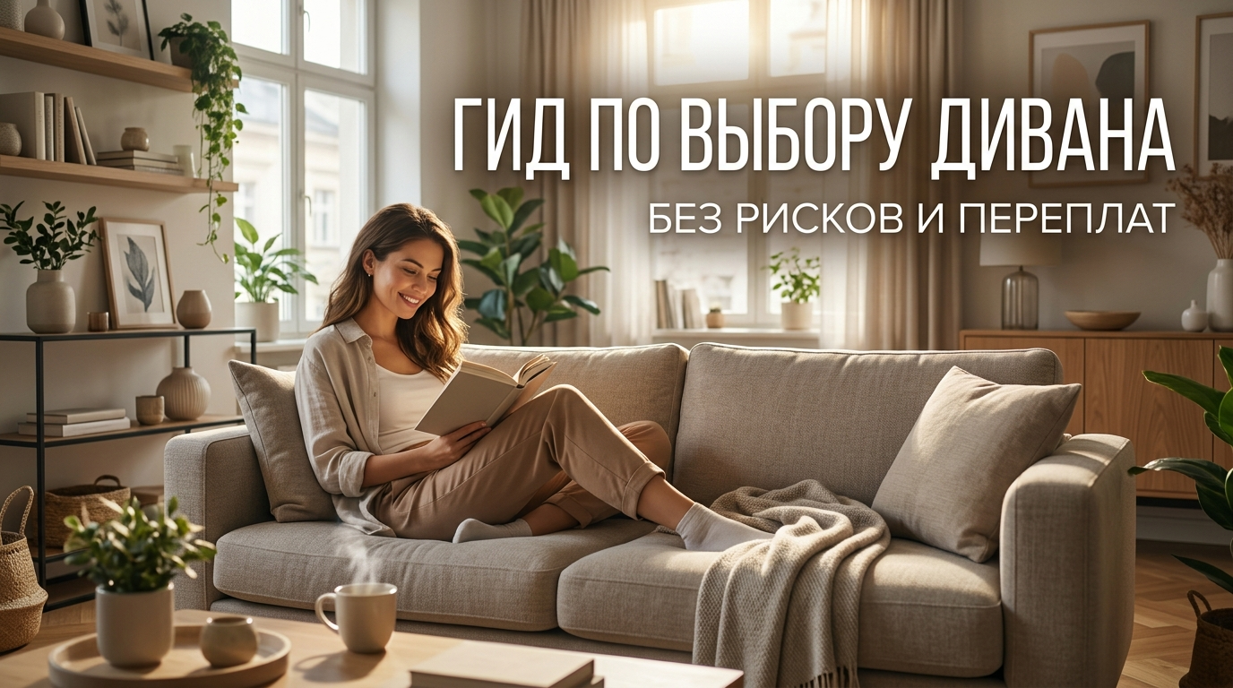 Купить диван: план выбора и где не переплатить — без рисков
