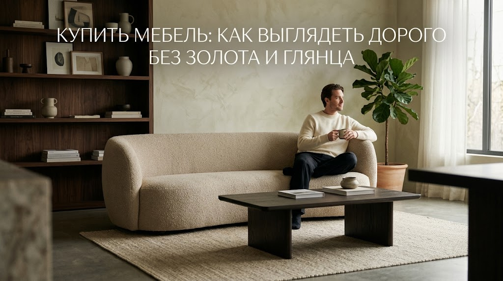 Купить мебель: как выглядеть дорого без золота и глянца