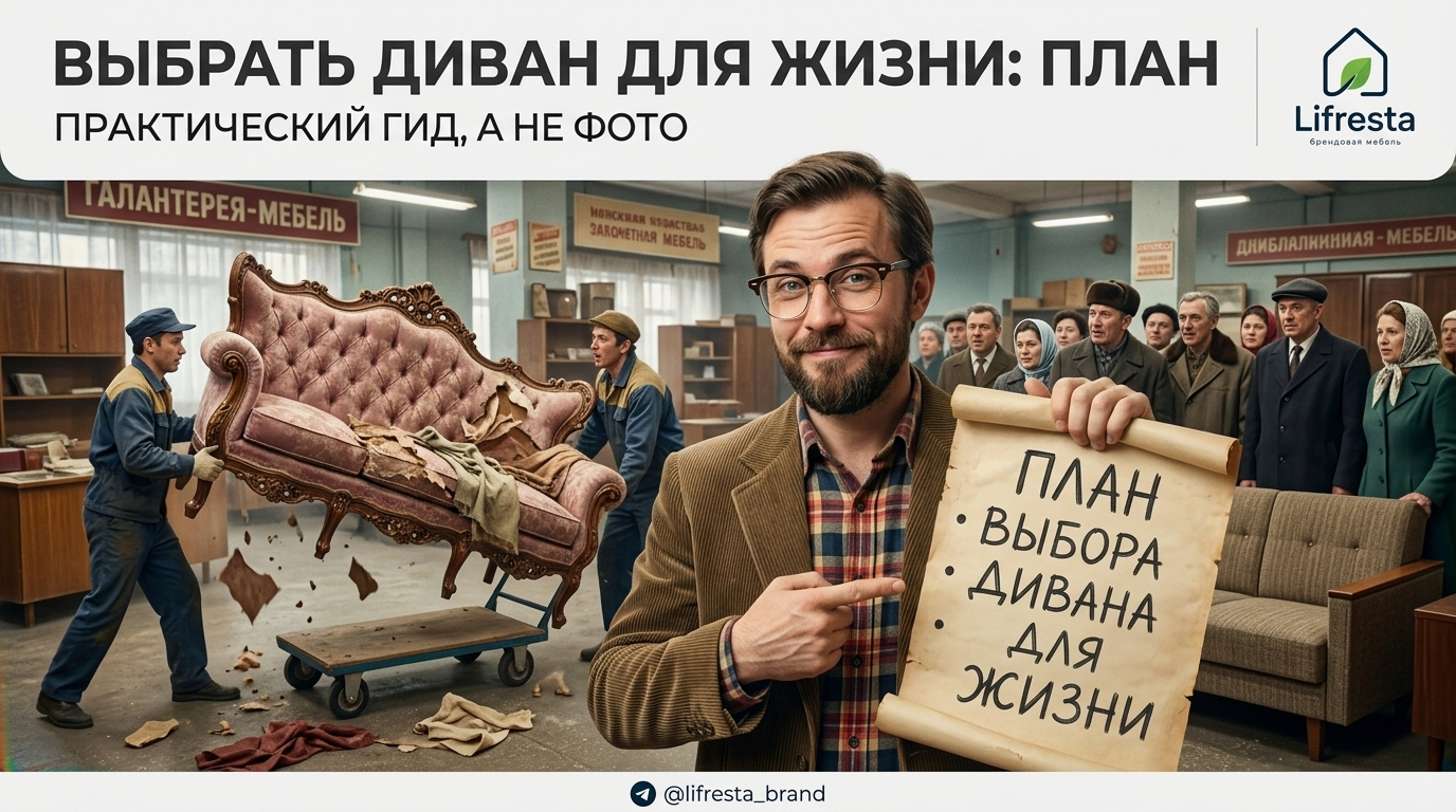 Купить диван для жизни, а не для картинки: план выбора