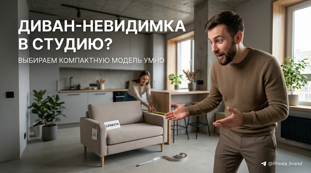 Купить диван для студии: как выбрать компактную модель