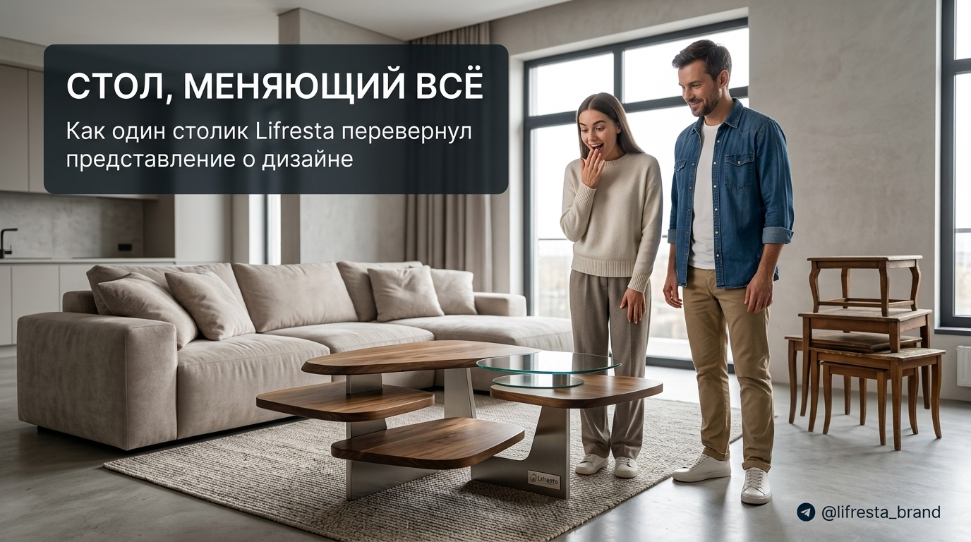 Купить журнальный столик: как он меняет вид гостиной