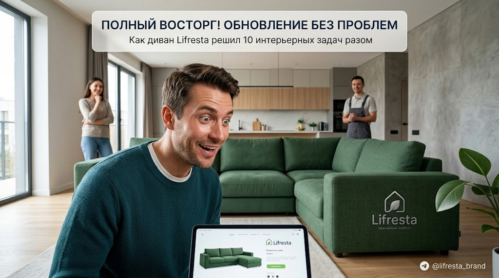 Купить диван и обновить гостиную: 10 мебельных решений