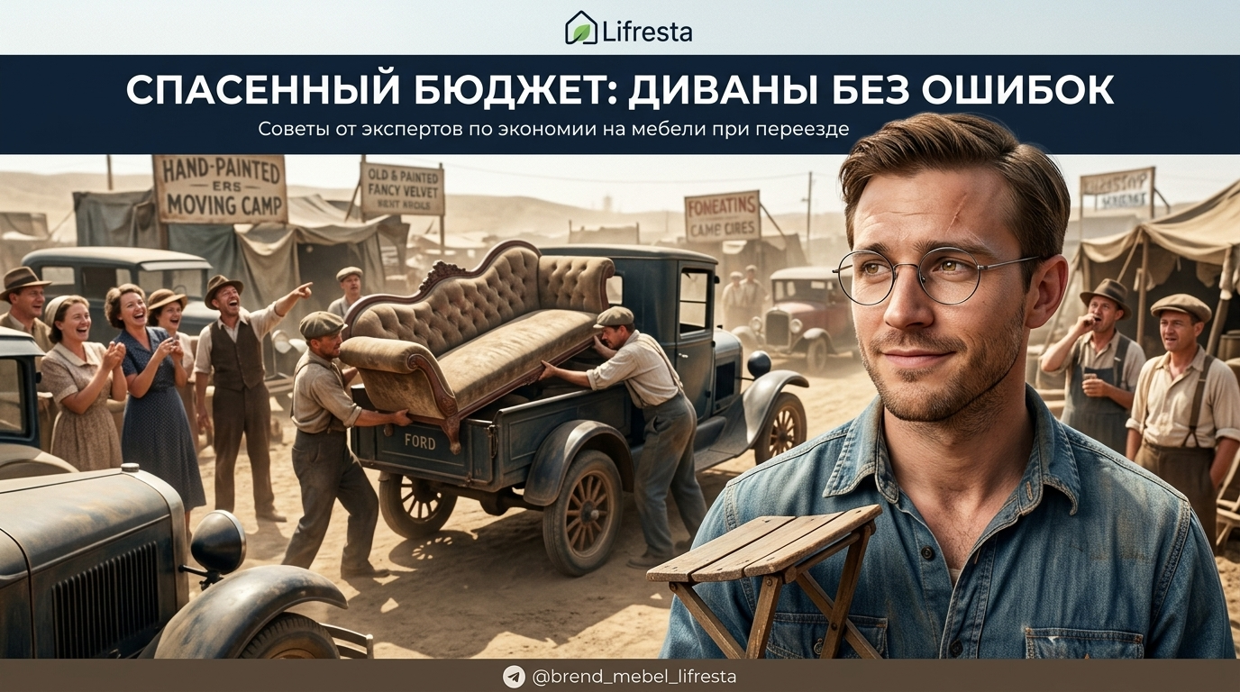 Купить диван дешево: как сэкономить на мебели при переезде и не ошибиться