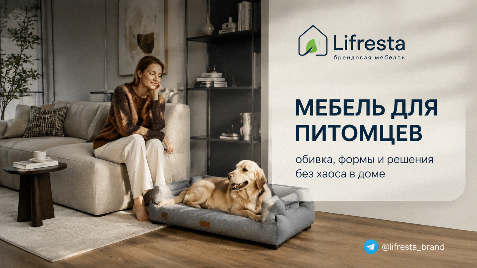 Мебель для питомцев: обивка, формы и решения без хаоса в доме