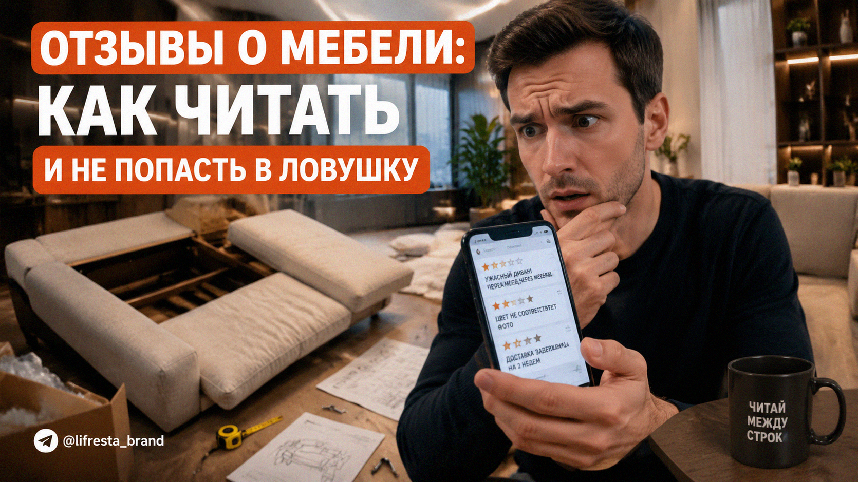 Отзывы о мебели: как читать правильно и не попасть в ловушку