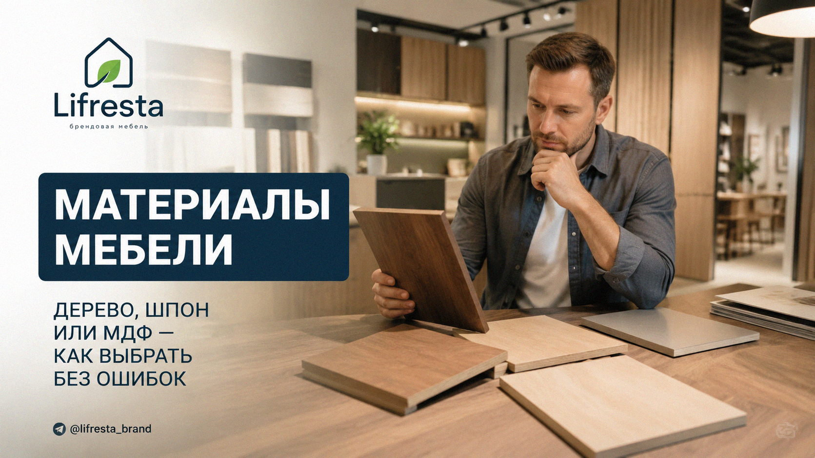 Материалы мебели: дерево, шпон или МДФ — как выбрать без ошибок