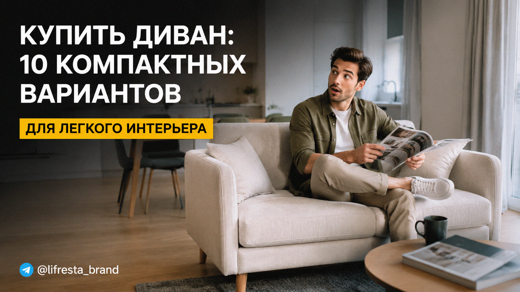 Купить диван: 10 компактных вариантов для легкого интерьера