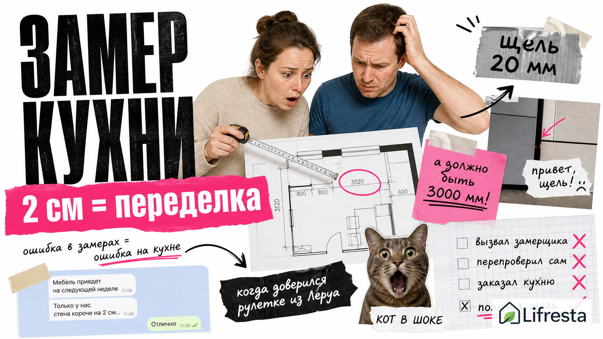 Как правильно сделать замеры кухни перед заказом мебели?
