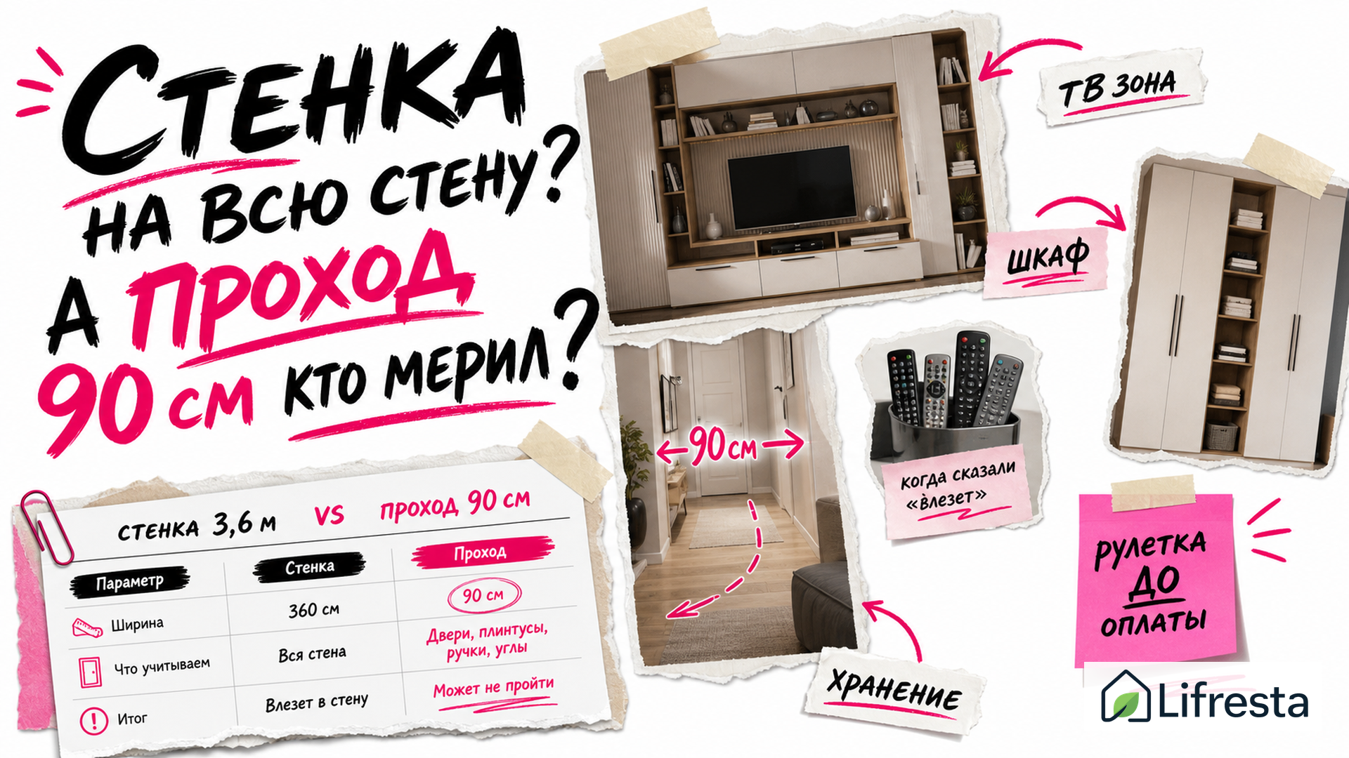 Как спланировать ТВ-зону в гостиной с шкафом и не перегрузить комнату?