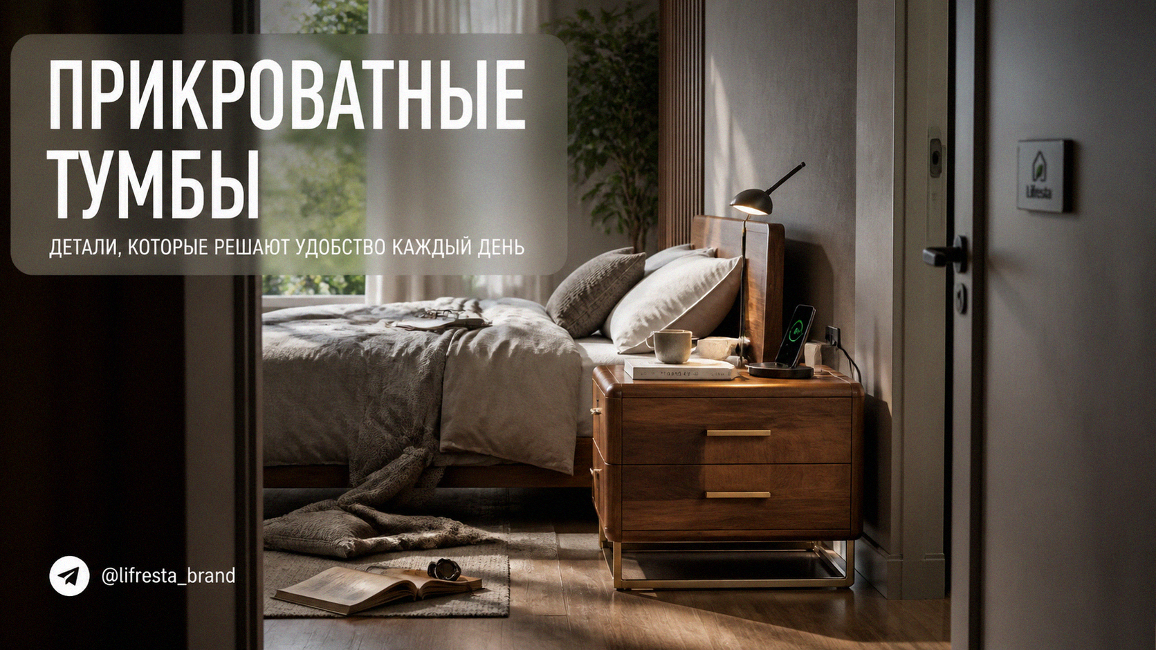 Прикроватные тумбы: детали, которые решают удобство каждый день
