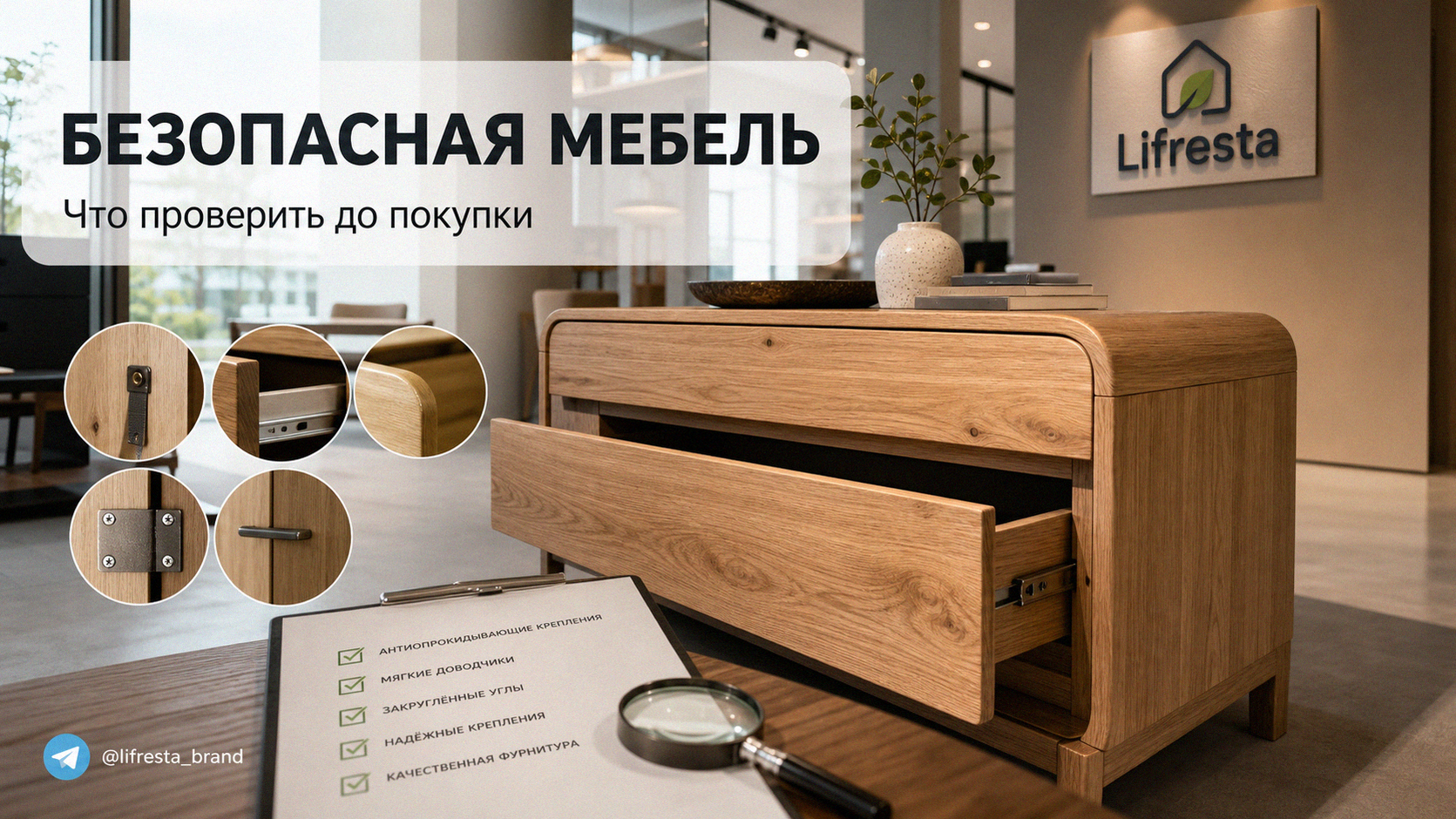 Безопасная мебель для дома: что проверить до покупки — чек-лист