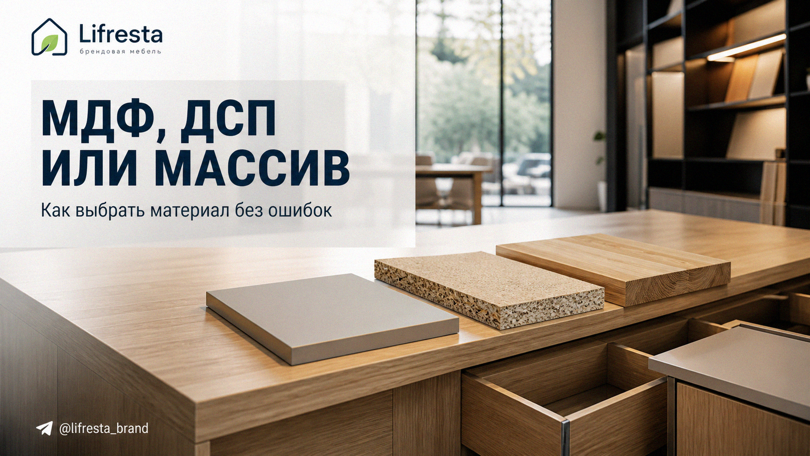 МДФ, ДСП или массив: чем отличаются и что выбрать для мебели